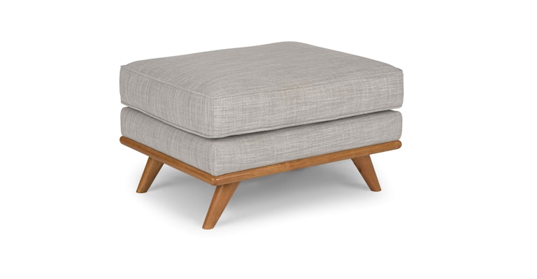 Timber Rain Cloud Gray Ottoman - Primary View 1 of 10 (Open Fullscreen View).
