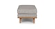 Timber Rain Cloud Gray Ottoman - Gallery View 4 of 10.