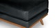 Timber Charme Black Ottoman - Gallery View 6 of 10.