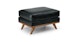 Timber Charme Black Ottoman - Gallery View 1 of 10.
