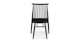 Dabo Black Dining Chair - Gallery View 5 of 11.