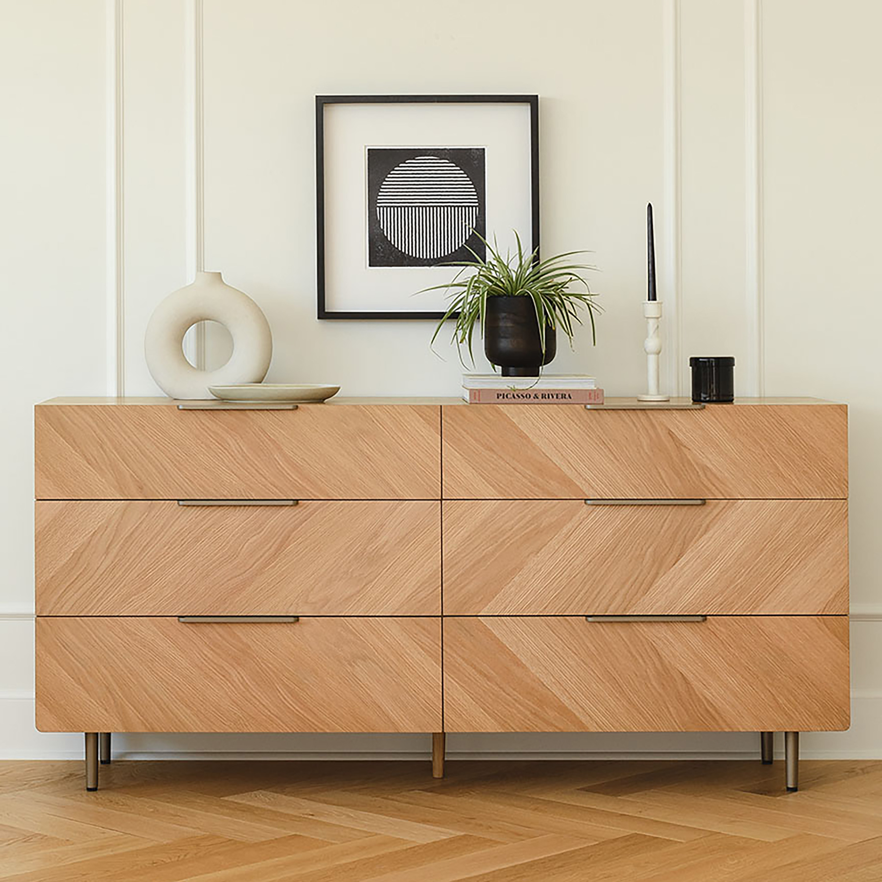 Oak Wood Nightstand w/ 1 Drawer | Nera | Article Oak Wood Nightstand w/ 1 Drawer | Nera | Article
