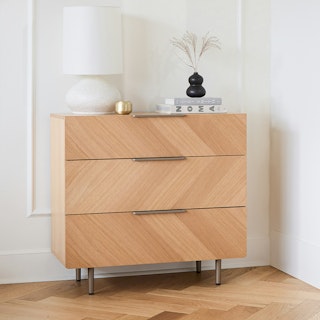 Nera 3-Drawer Chest - Oak