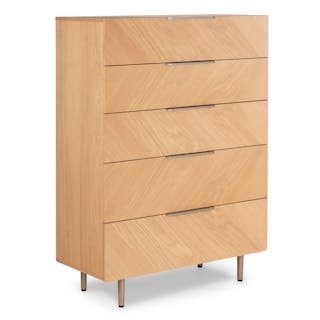 Nera 5-Drawer Chest - Oak