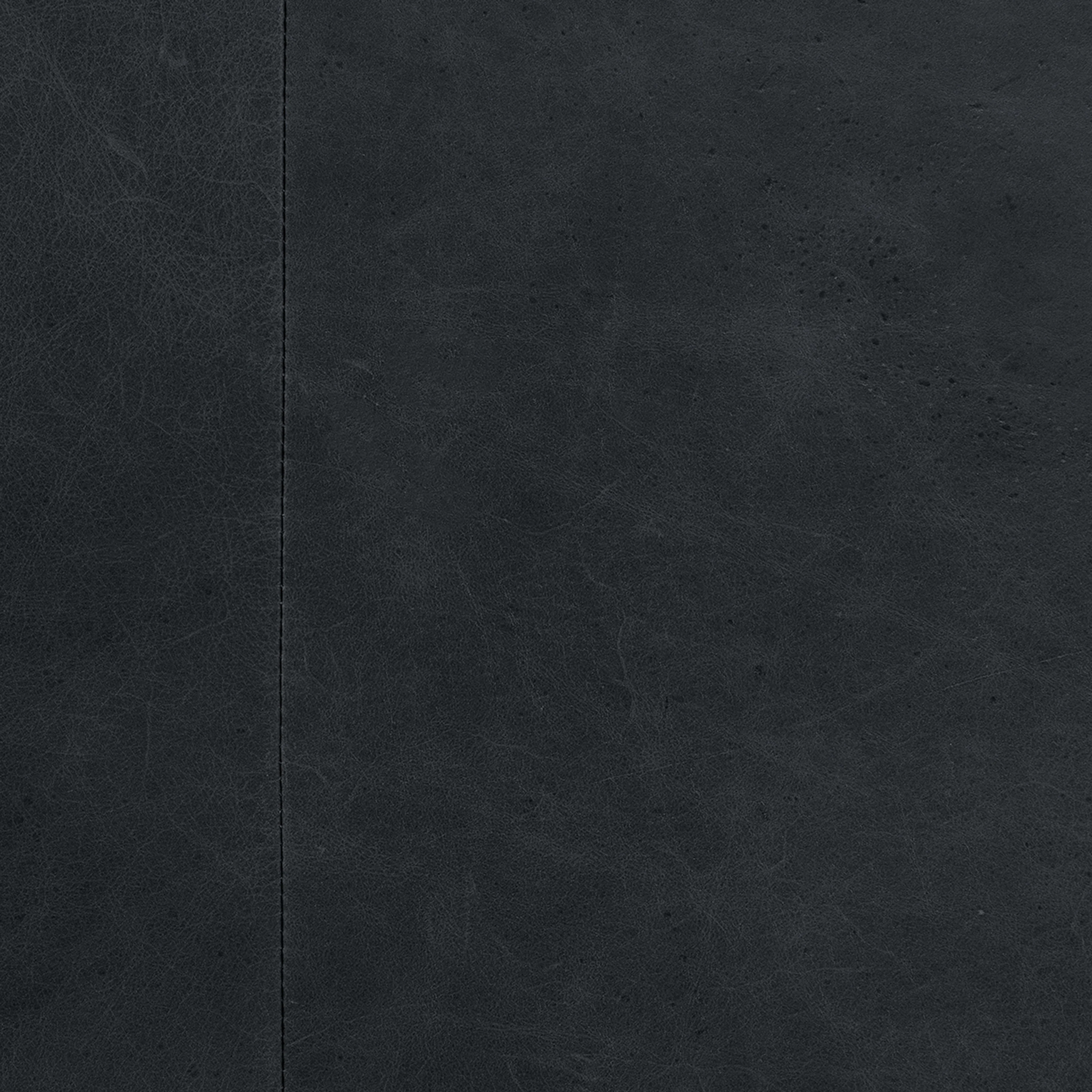 Timber 90" Black Leather Sofa - Modern Design