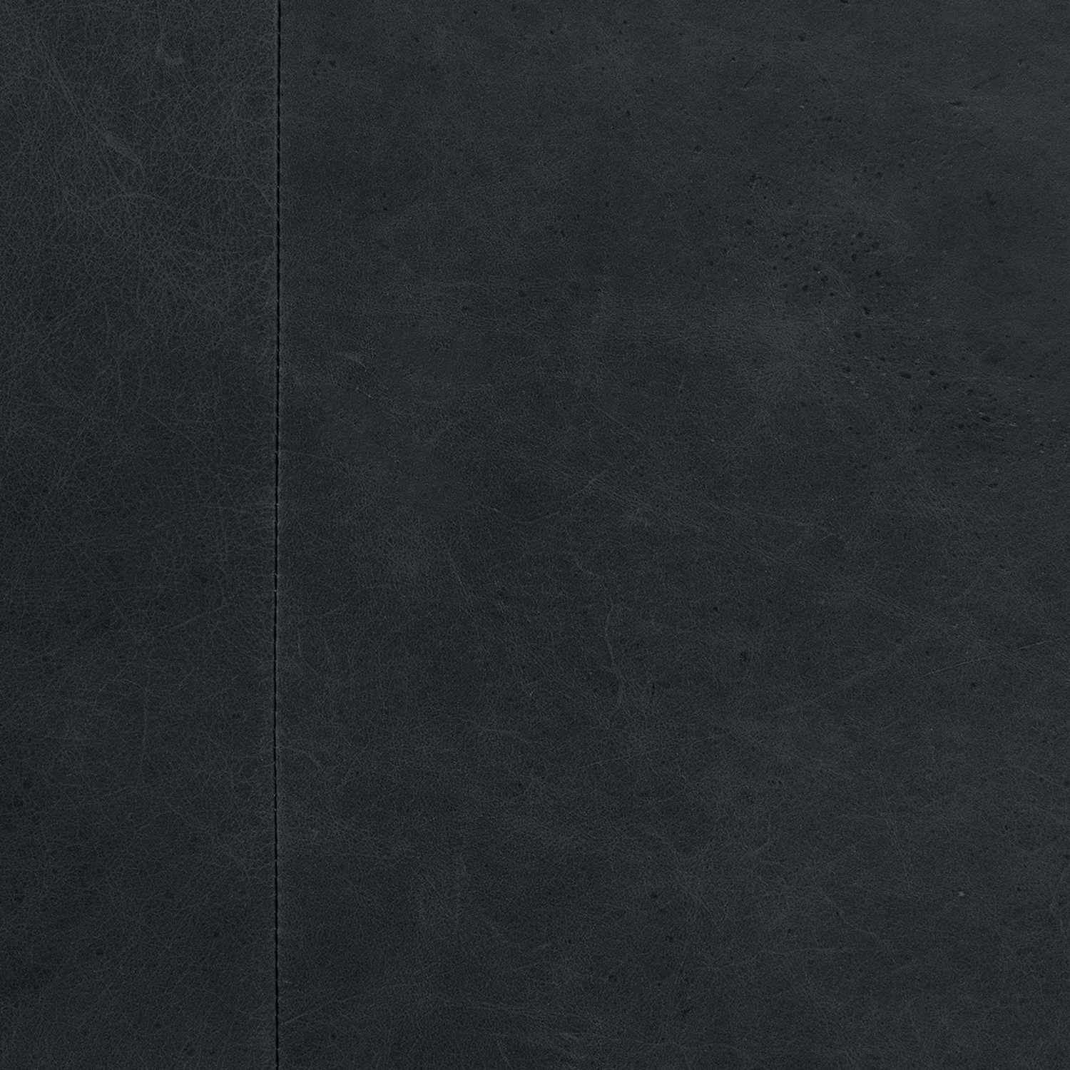 Timber 90" Black Leather Sofa - Modern Design