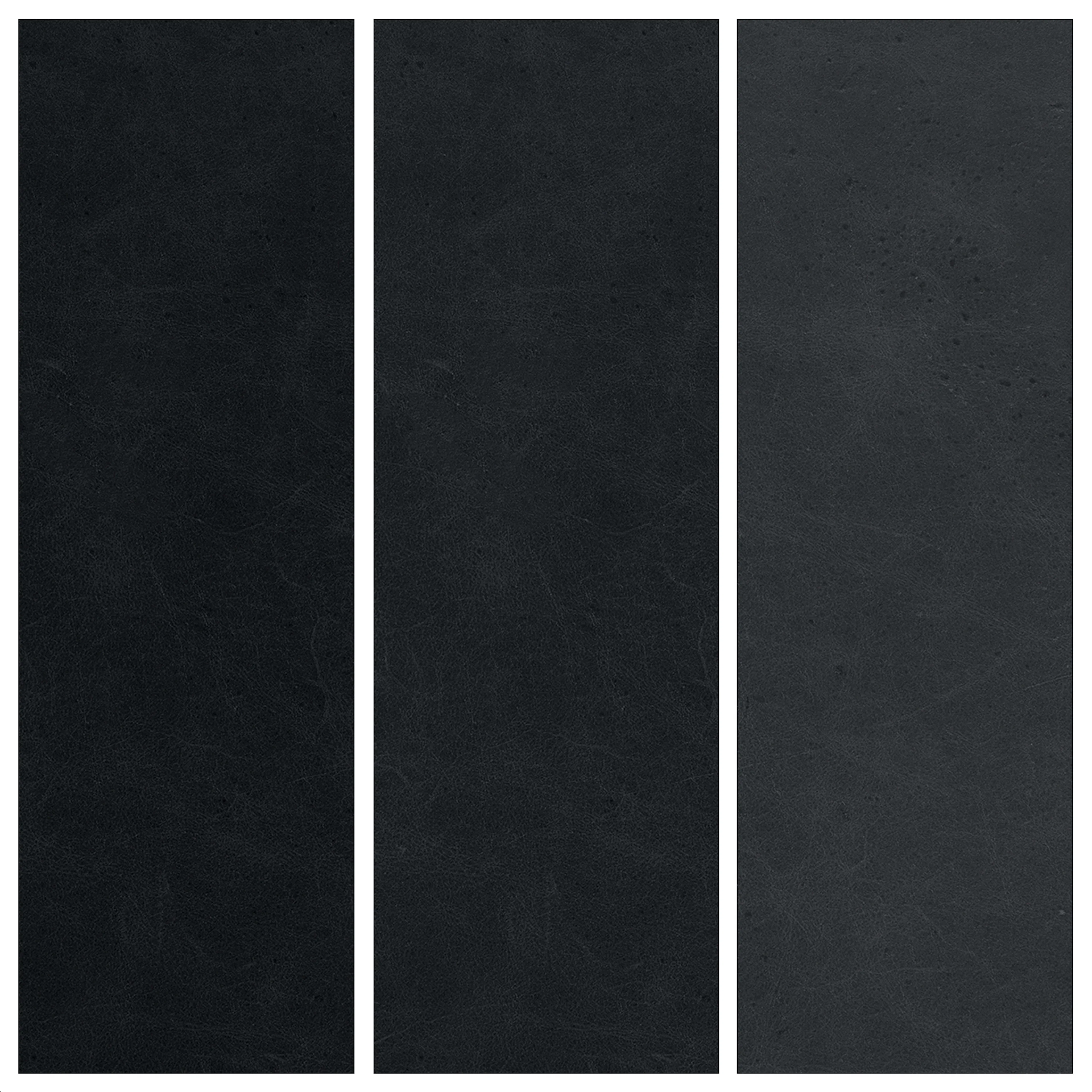 Timber 90" Black Leather Sofa - Modern Design