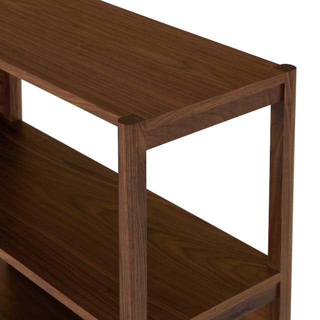 Mysen 64" Walnut Bookcase - Stylish Storage