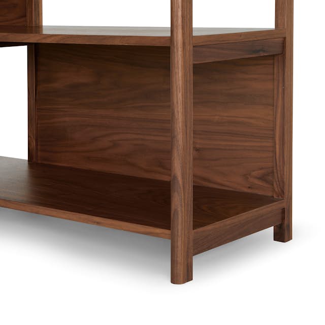 Mysen 64" Walnut Bookcase - Stylish Storage