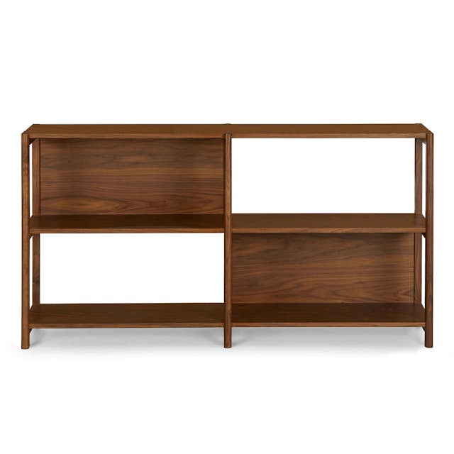 Mysen 64" Walnut Bookcase - Stylish Storage