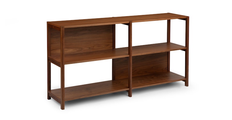 Mysen Walnut Bookcase - Primary View 1 of 13 (Open Fullscreen View).