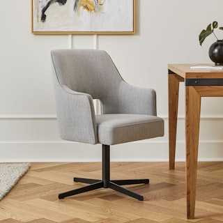 Eliseno Drizzle Gray Office Chair