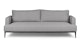 Solna Stratus Gray Sofa Bed - Gallery View 1 of 15.