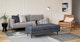Solna Stratus Gray Sofa Bed - Gallery View 2 of 15.