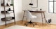 Drammen Speckle Gray Office Chair - Gallery View 3 of 12.
