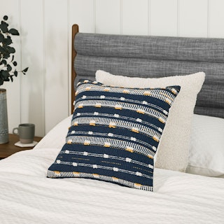 Jema Oxford Navy Pillow