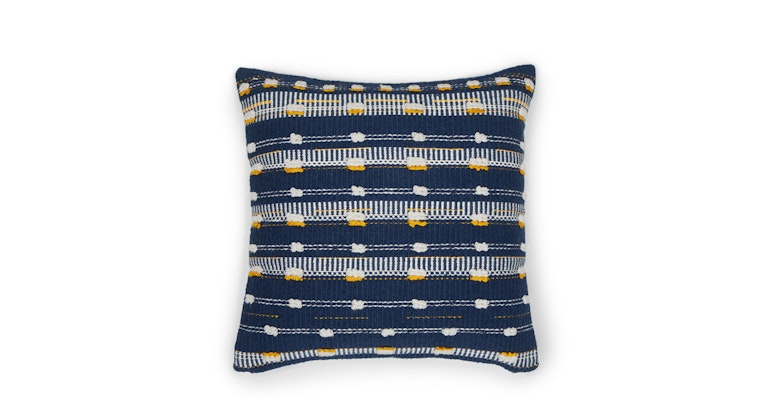 Jema Oxford Navy Pillow - Primary View 1 of 8 (Open Fullscreen View).