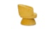 Makeva Marigold Yellow Swivel Chair - Gallery View 4 of 14.