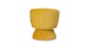 Makeva Marigold Yellow Swivel Chair - Gallery View 5 of 14.