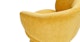 Makeva Marigold Yellow Swivel Chair - Gallery View 8 of 14.