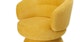Makeva Marigold Yellow Swivel Chair - Gallery View 6 of 14.