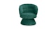 Makeva Poplar Green Swivel Chair - Gallery View 1 of 14.