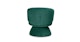 Makeva Poplar Green Swivel Chair - Gallery View 5 of 14.