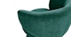 Makeva Poplar Green Swivel Chair - Gallery View 6 of 14.