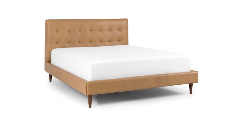 Sven Charme Tan Queen Bed - Primary View 1 of 15 (Open Fullscreen View).