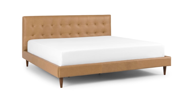 Sven Charme Tan King Bed - Primary View 1 of 15 (Open Fullscreen View).
