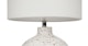 Ando Waxen White 15" Table Lamp - Gallery View 5 of 10.
