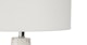 Ando Waxen White 15" Table Lamp - Gallery View 9 of 11.