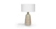 Ando Peat Brown 21" Table Lamp - Gallery View 1 of 10.