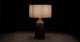 Ando Peat Brown 21" Table Lamp - Gallery View 2 of 10.