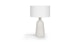 Ando Waxen White 21" Table Lamp - Gallery View 1 of 10.