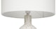 Ando Waxen White 21" Table Lamp - Gallery View 5 of 10.