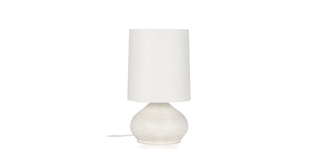 Rama White 21" Table Lamp