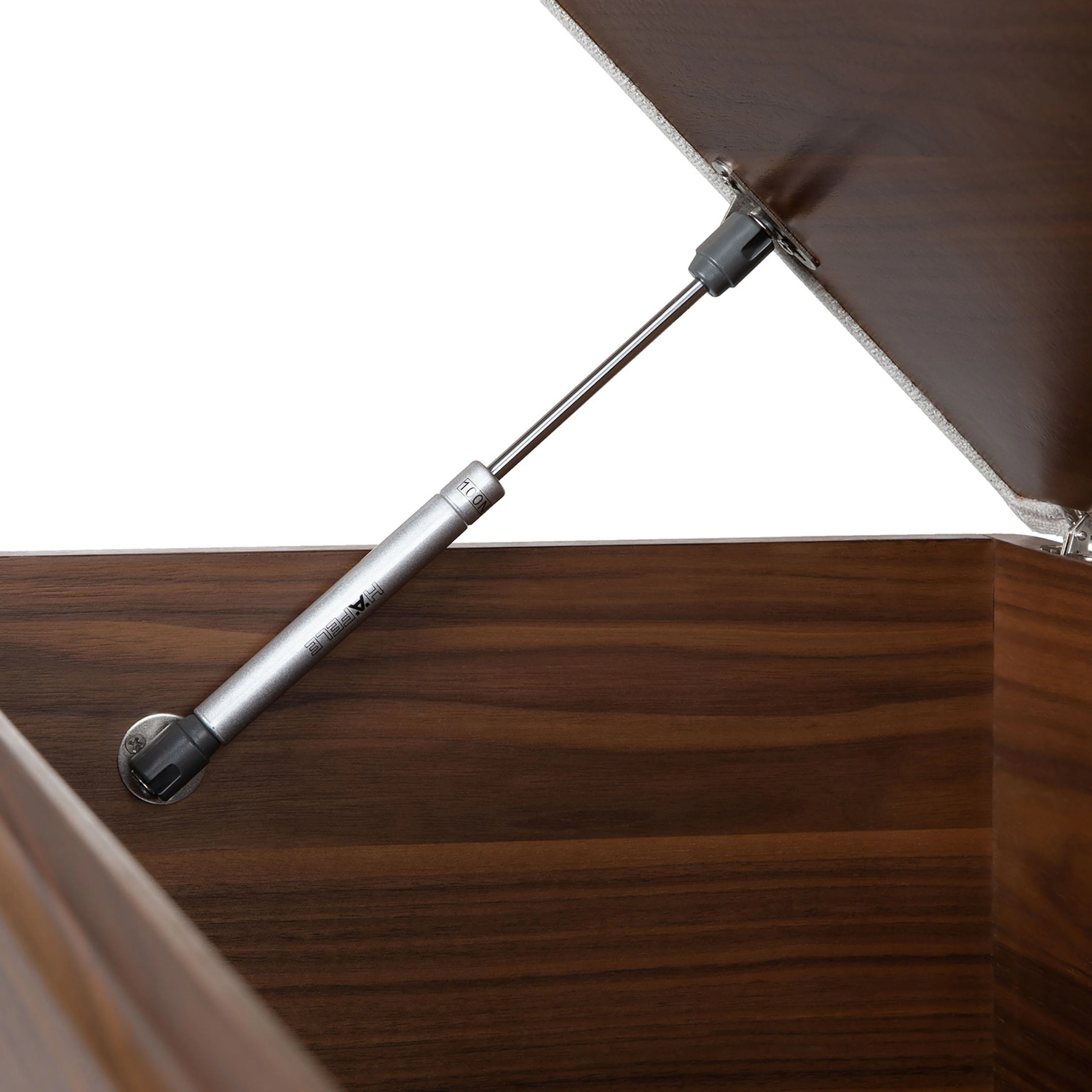 Thari 53" Bench - Walnut and Everest Gray