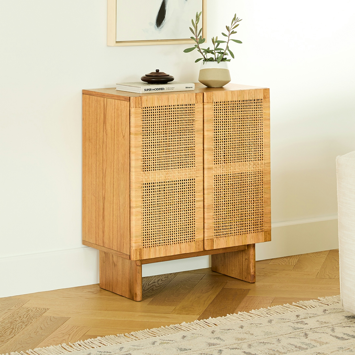 Wicker Cabinet Kmart's New $59 Rattan Sideboard Launching Next Week