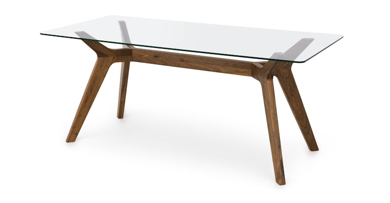 Tafulo Walnut Dining Table for 6 - Primary View 1 of 10 (Open Fullscreen View).