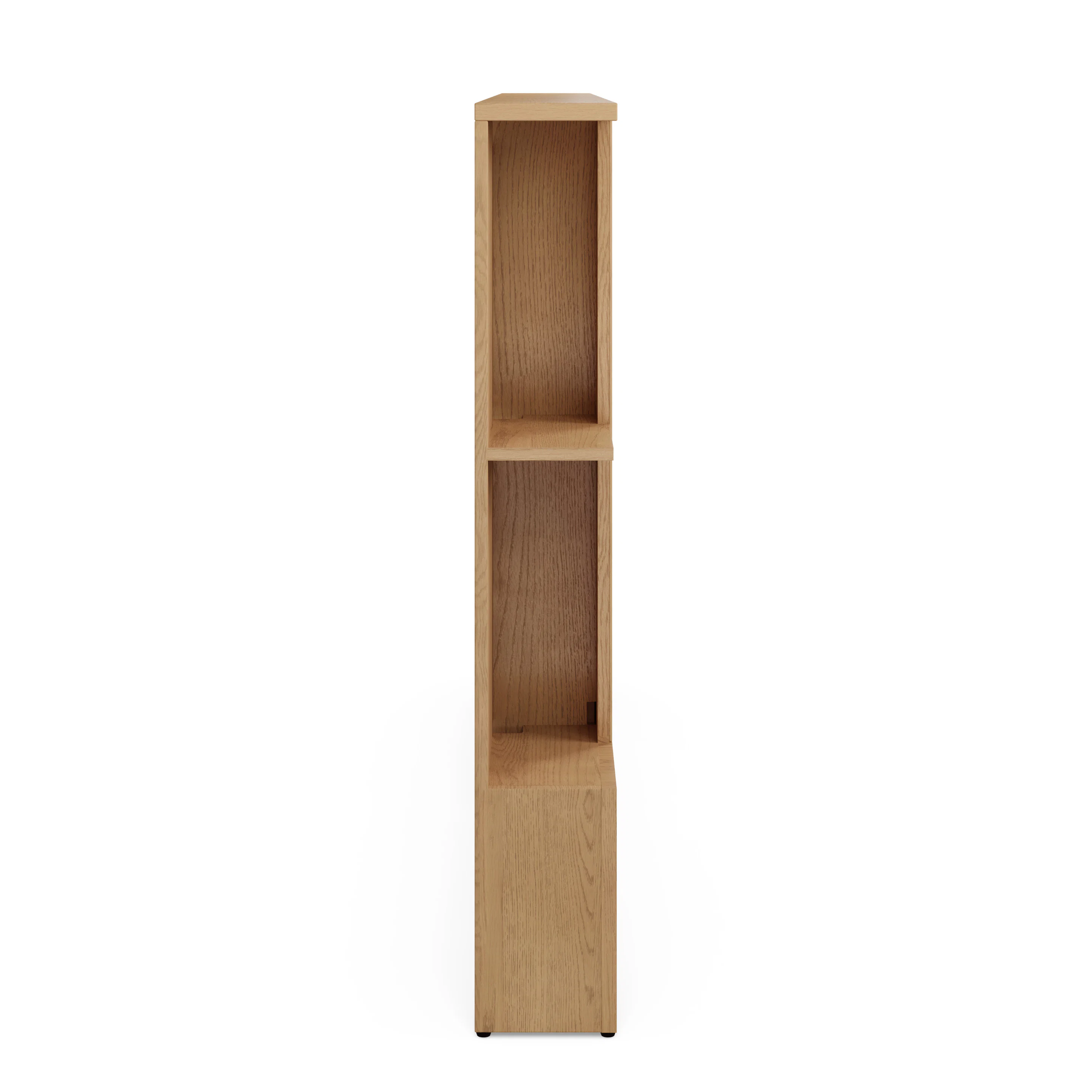 Kouva Queen Storage Headboard - Natural Oak