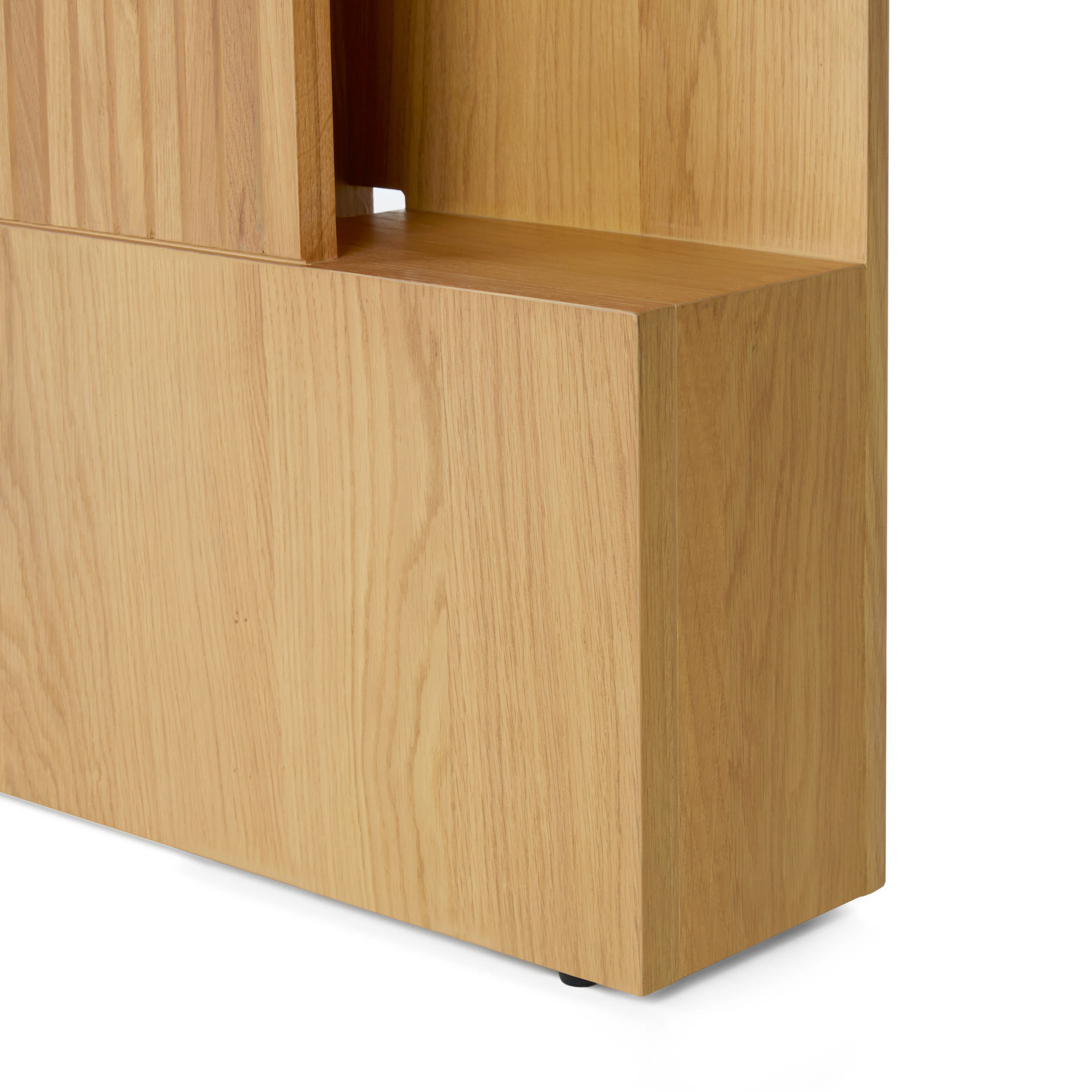 Kouva Queen Storage Headboard - Natural Oak