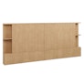 Kouva King Storage Headboard - Natural Oak