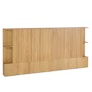Kouva King Storage Headboard - Natural Oak