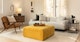 Sefto Marigold Yellow Ottoman - Gallery View 2 of 10.
