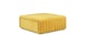 Sefto Marigold Yellow Ottoman - Gallery View 1 of 10.