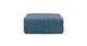 Sefto Saltwater Blue Ottoman - Gallery View 4 of 10.