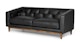 Hamber Oxford Black Sofa - Gallery View 3 of 12.