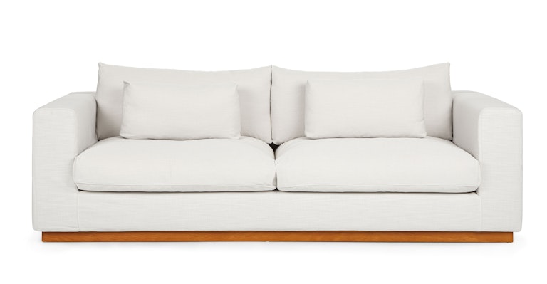 Malsa Soft White Slipcover Sofa - Primary View 1 of 12 (Open Fullscreen View).
