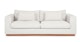 Malsa Soft White Slipcover Sofa - Gallery View 1 of 12.
